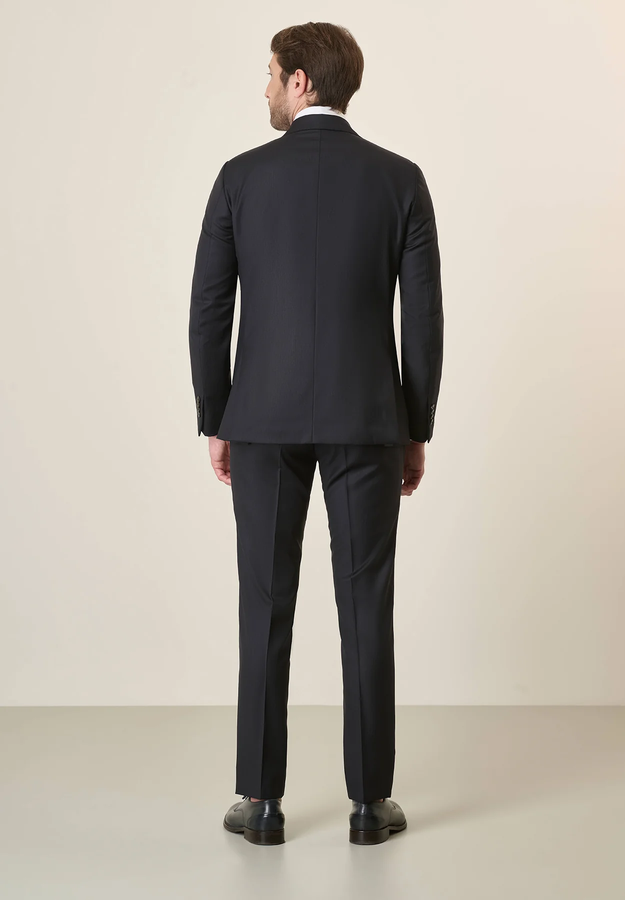 Abito blu notte lana vergine 140's custom fit - Image 5