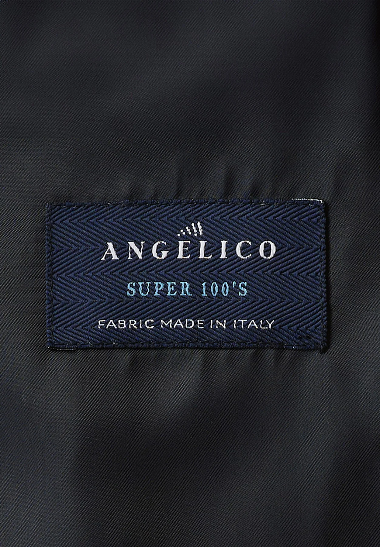 Abito blu lana vergine 100s armaturato custom fit - Image 5