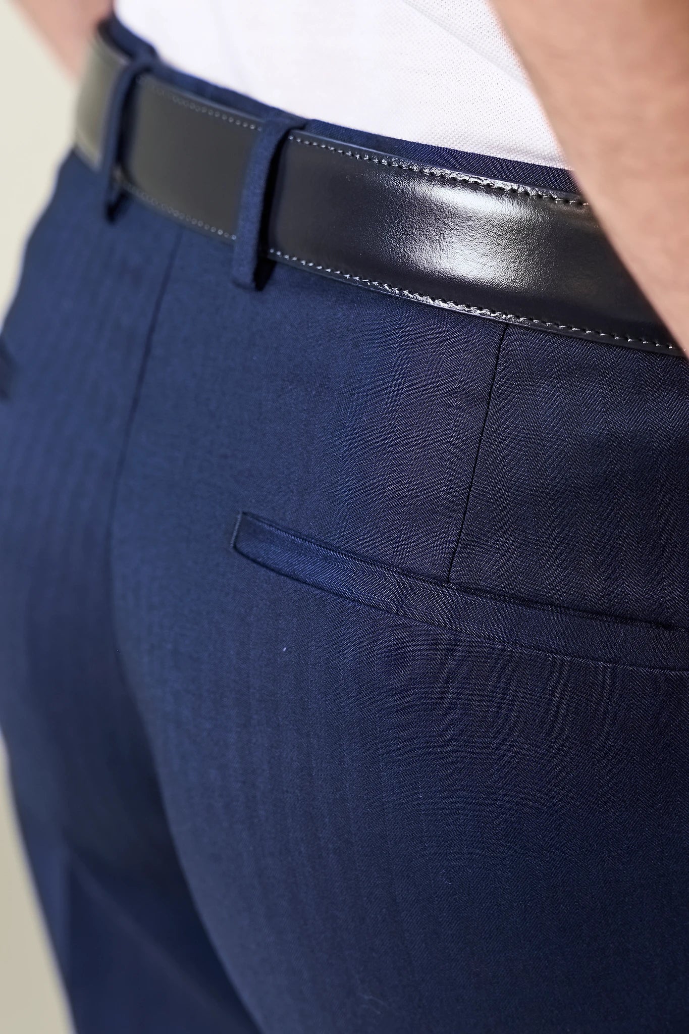 Abito blu doppiopetto effetto Solaro custom fit - Image 6