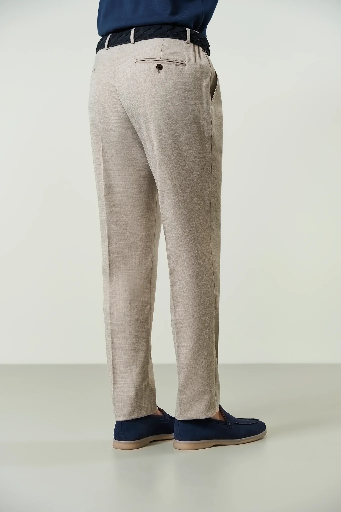 Abito beige effetto grisaglia custom fit - Image 6
