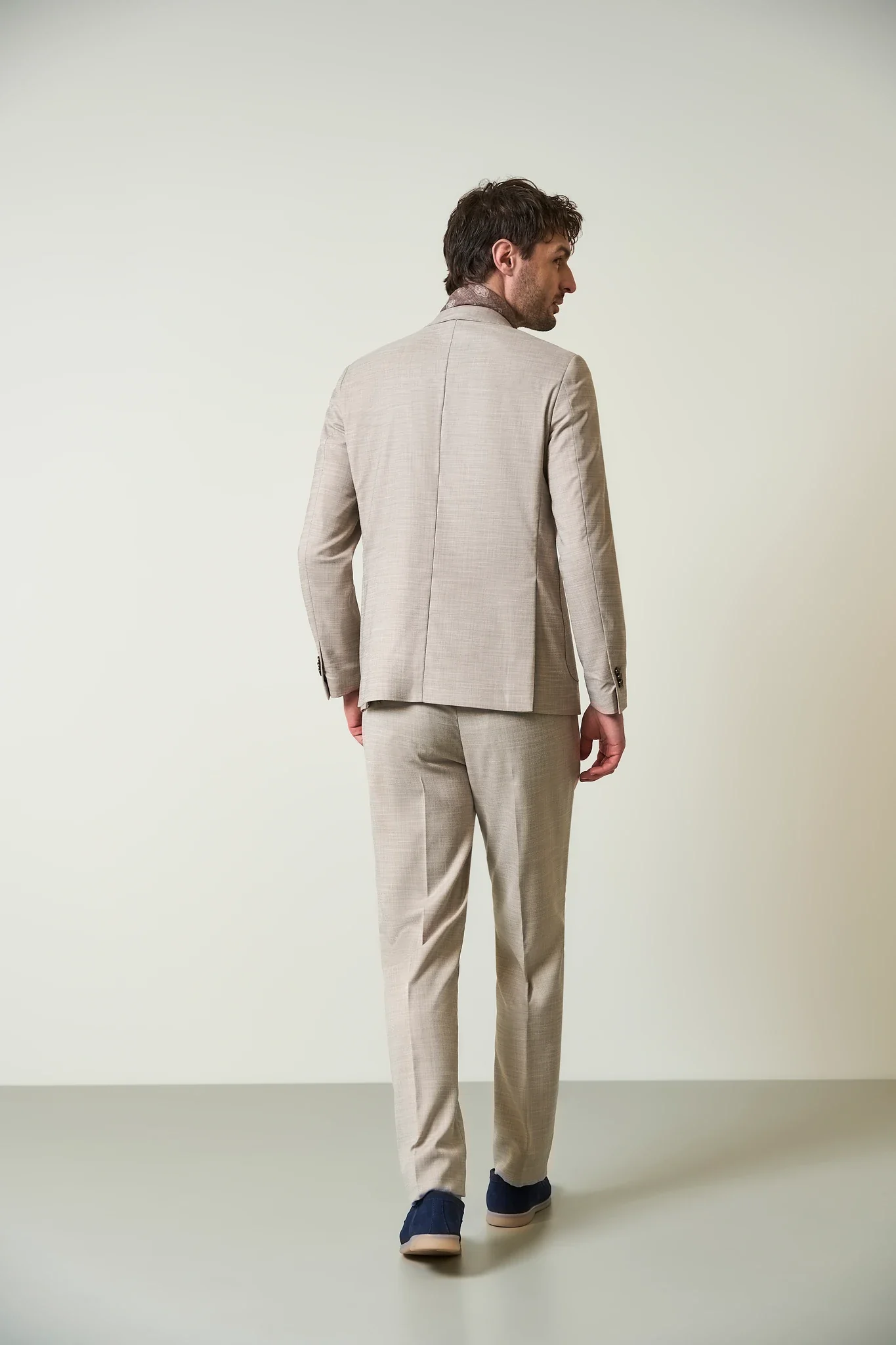Abito beige effetto grisaglia custom fit - Image 7