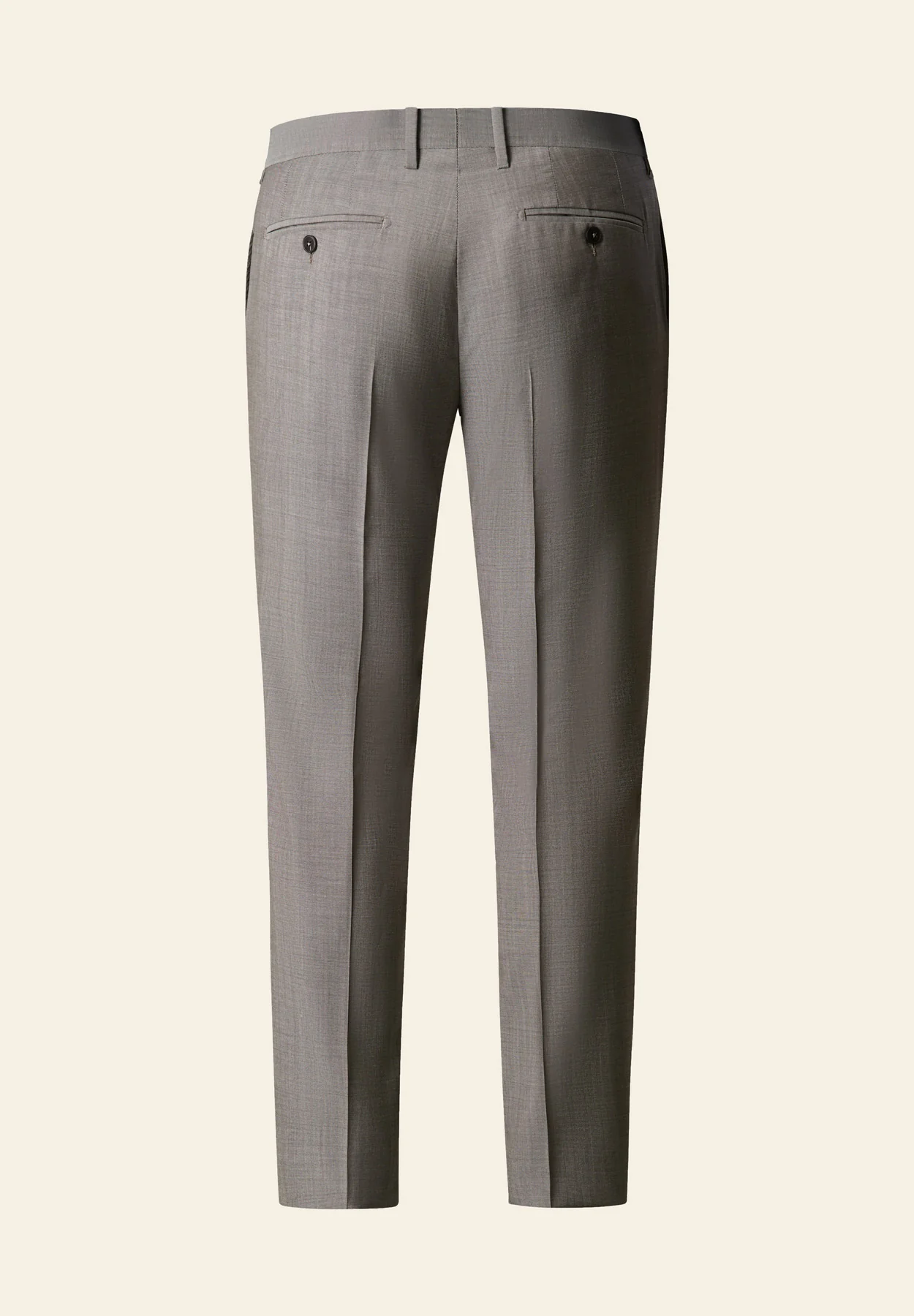 Abito beige lana vergine effetto mohair comfort fit - Image 4