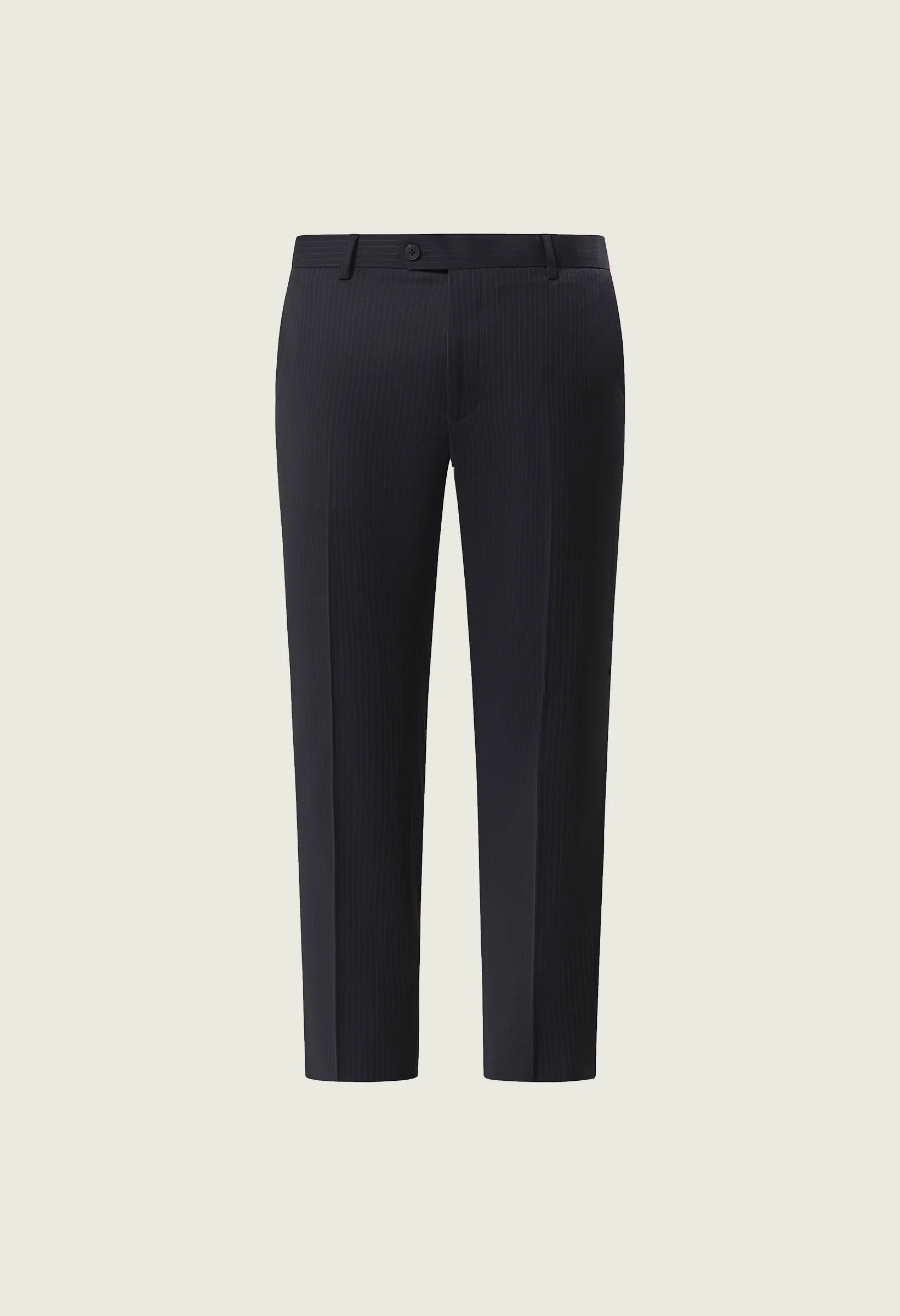 Abito blu gessato lana stretch comfort fit - Image 2