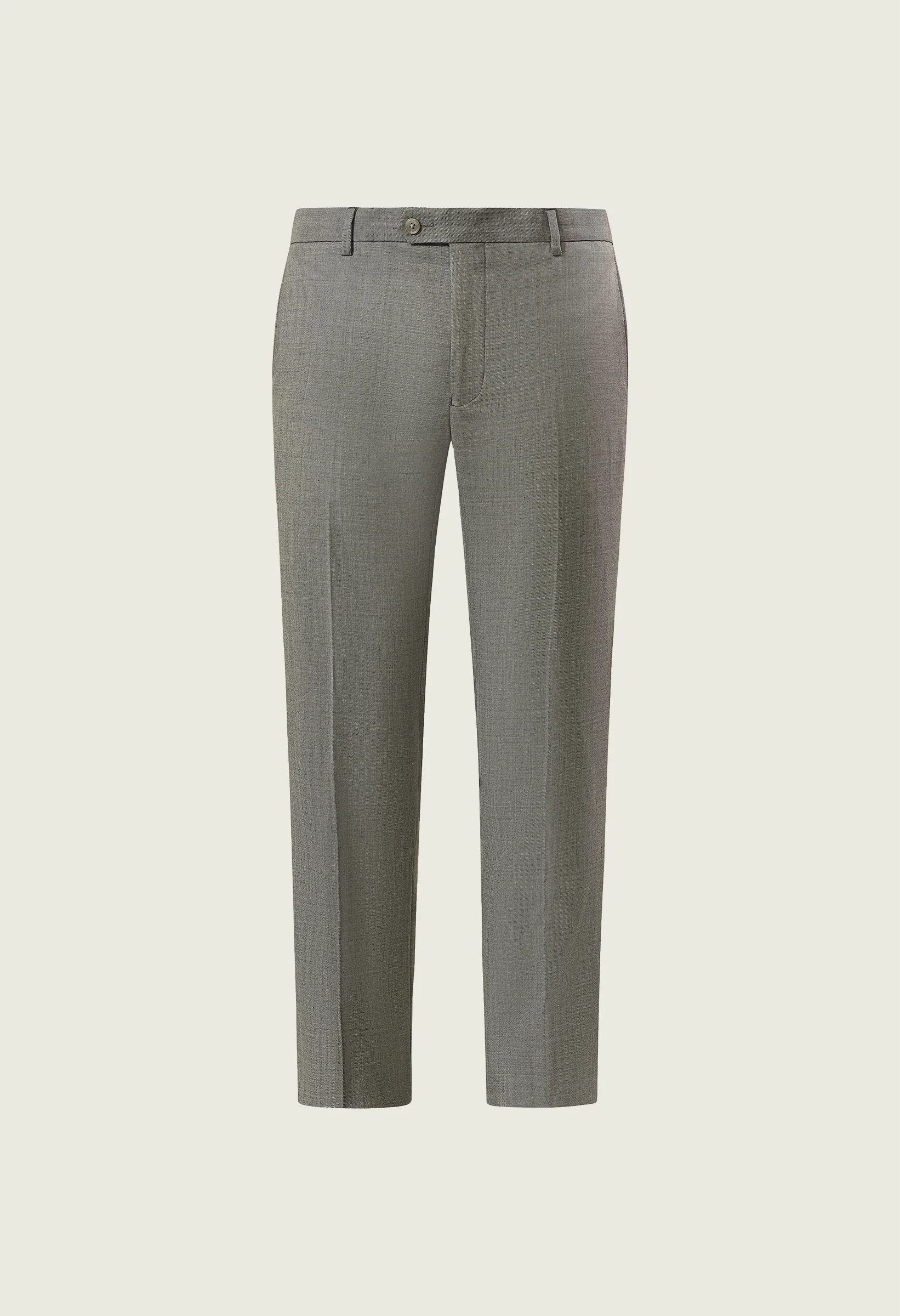 Abito grigio chiaro grisaglia misto lana comfort fit - Image 2