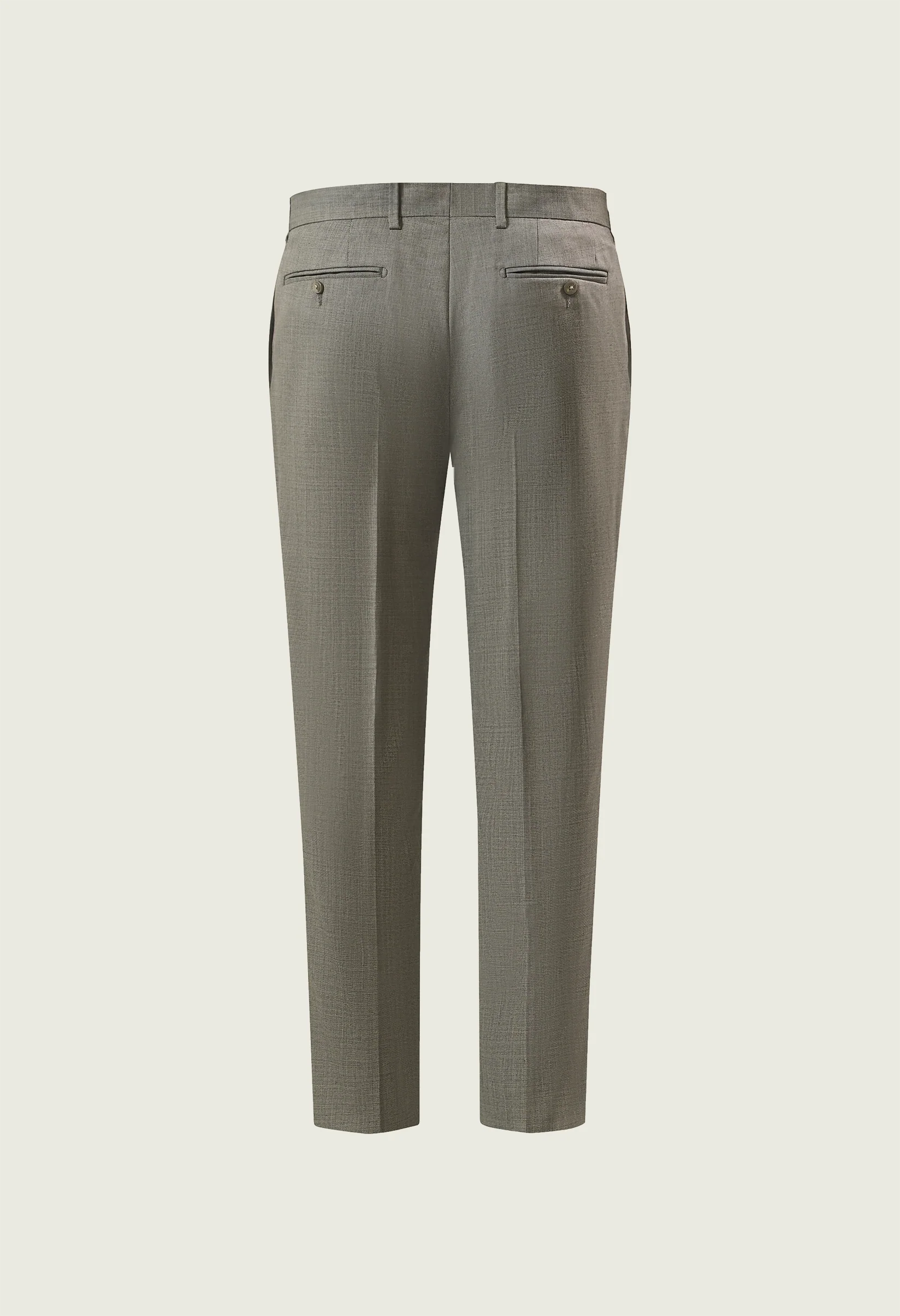Abito grigio chiaro grisaglia misto lana comfort fit - Image 4