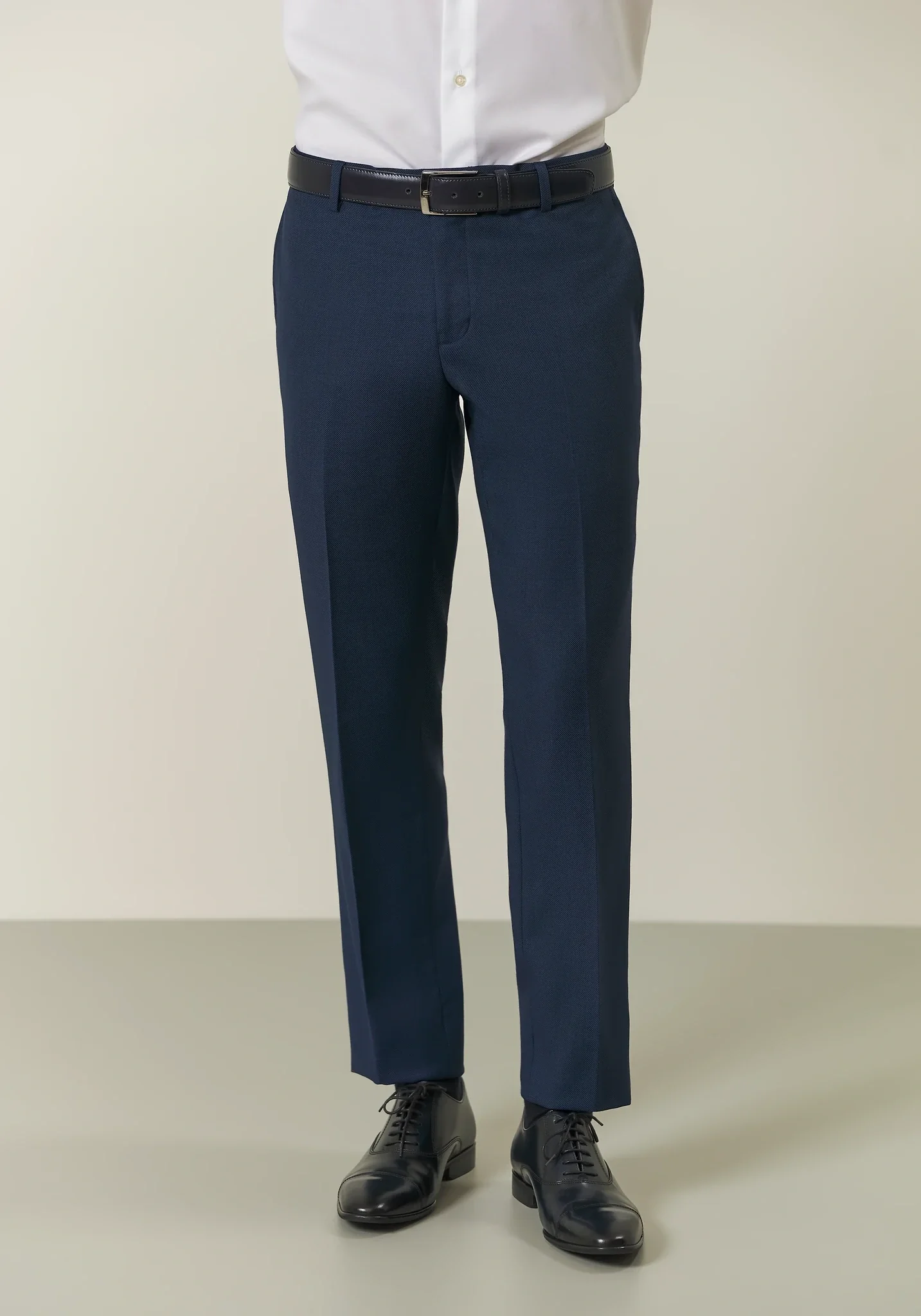 Abito blu occhio di pernice lana custom fit - Image 5