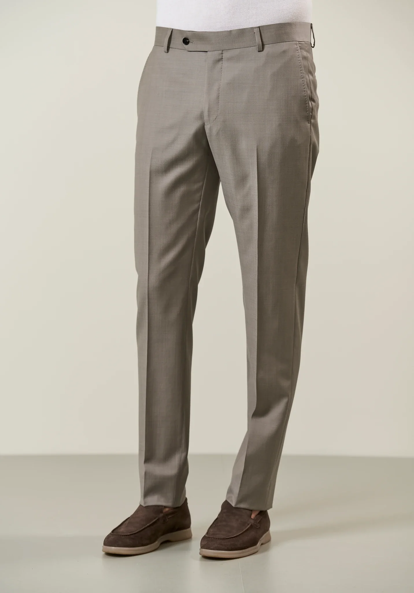 Abito beige sallia lana 110's custom fit - Image 6