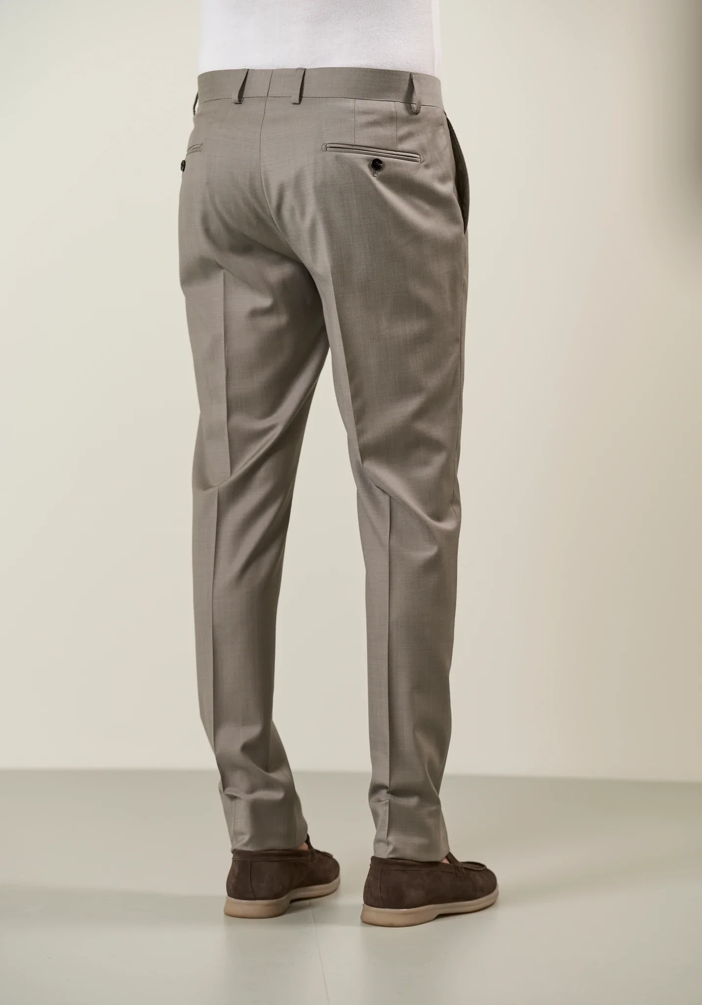 Abito beige sallia lana 110's custom fit - Image 8