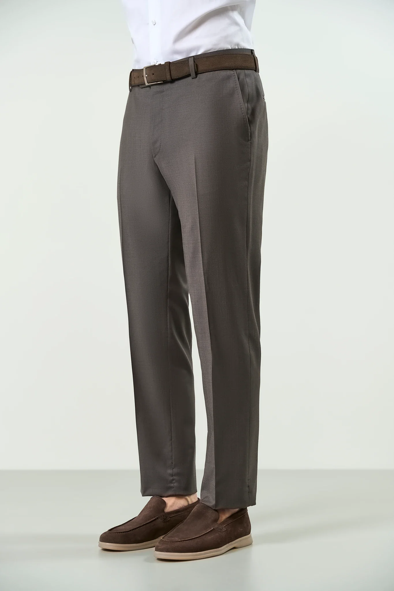 Abito marrone sallia lana 110's custom fit - Image 6