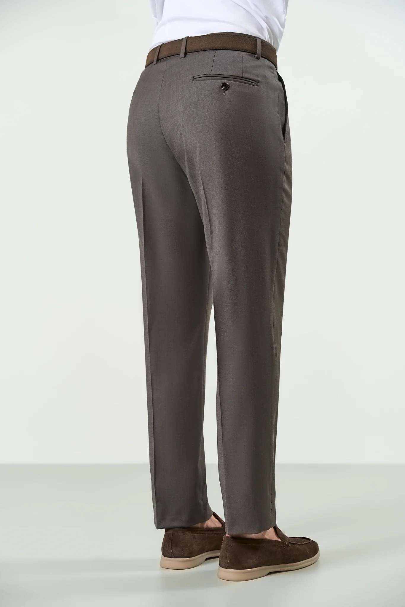 Abito marrone sallia lana 110's custom fit - Image 7