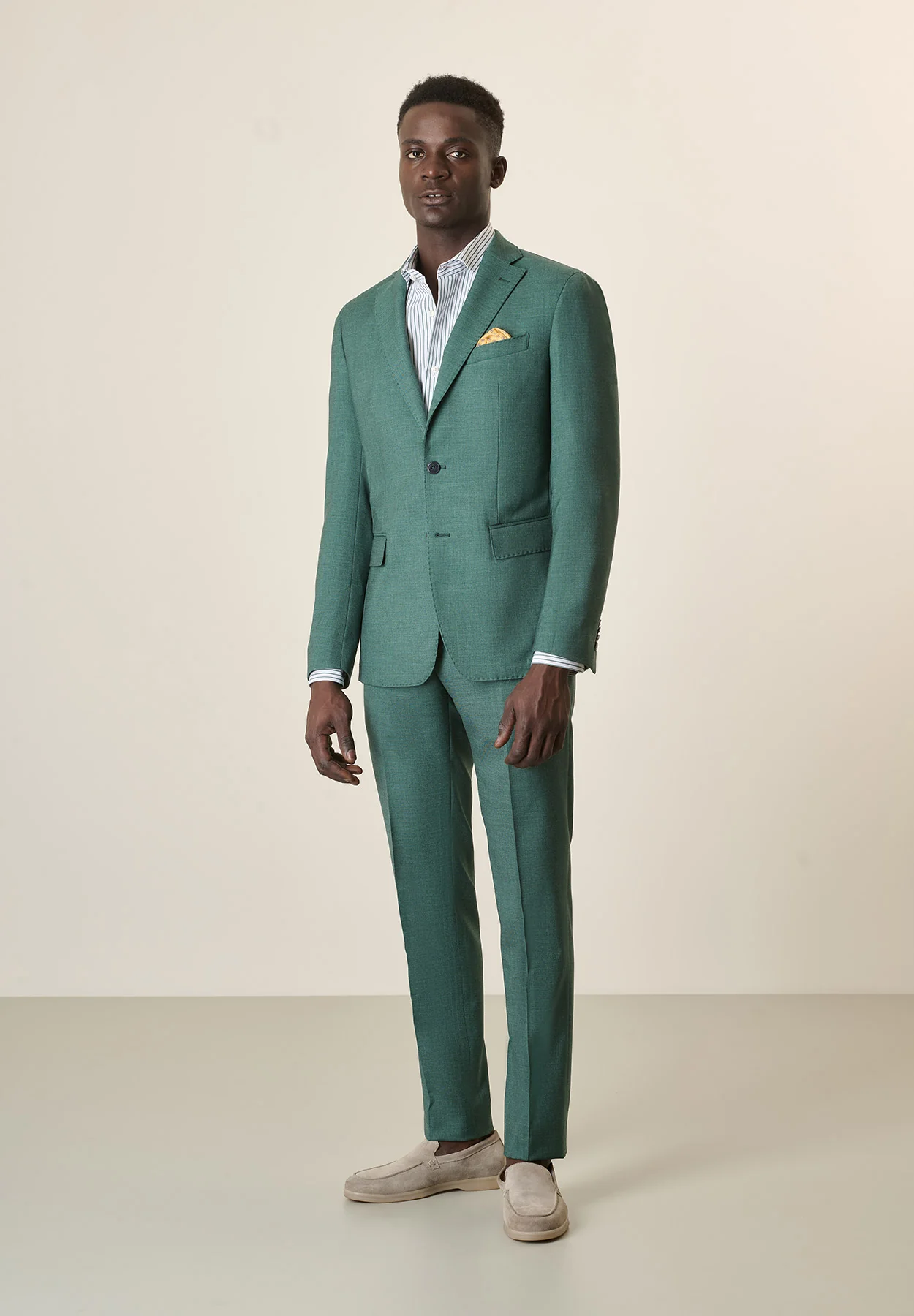 Abito verde sfoderato custom fit - Image 5