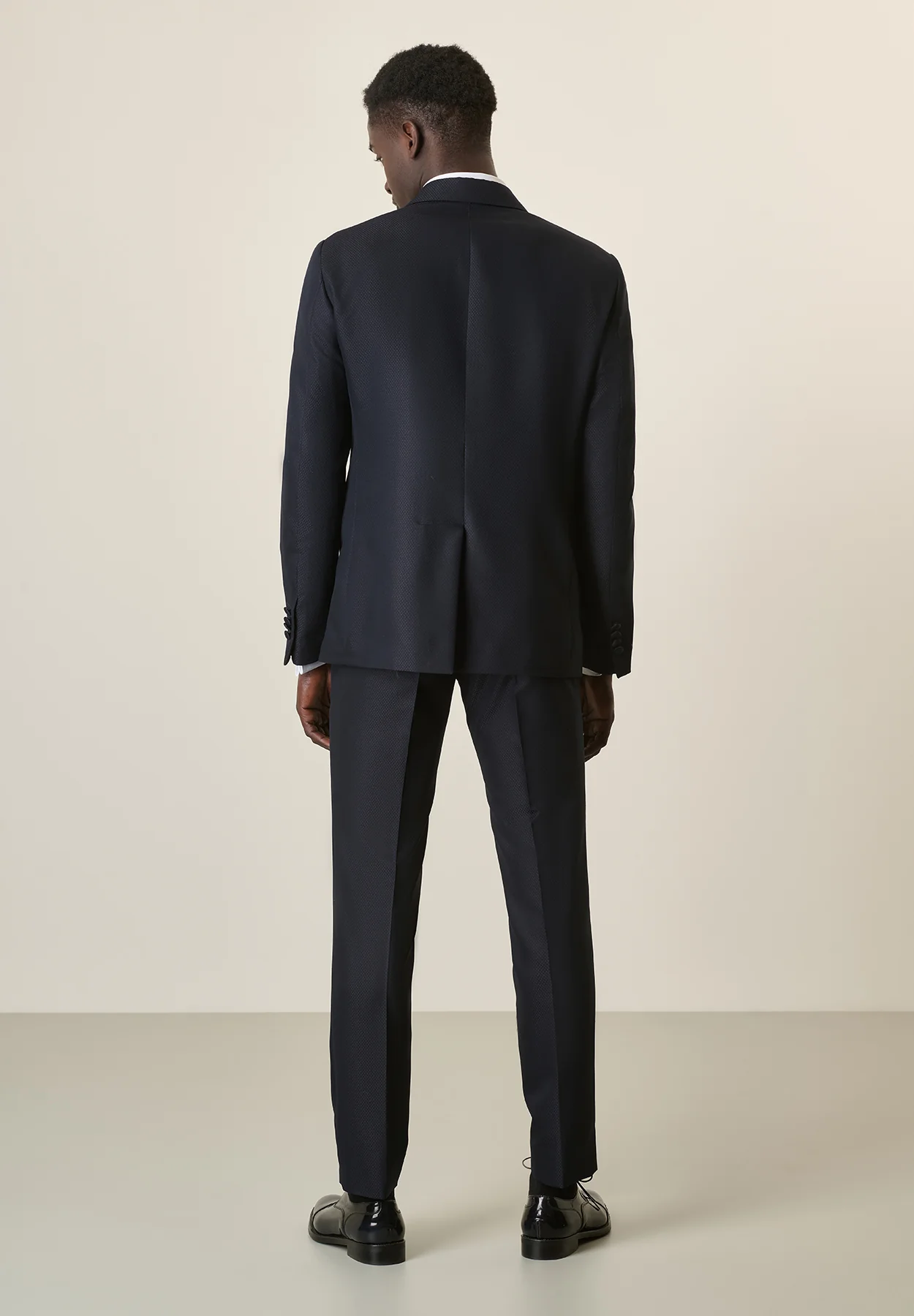 Smoking blu notte punta lancia custom fit - Image 3