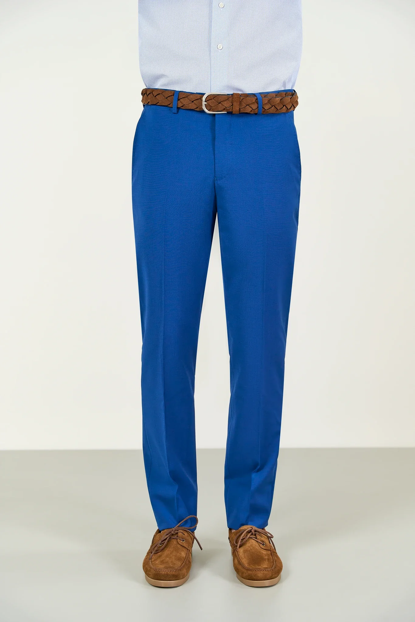 Abito bluette tela lana stretch custom fit - Image 7