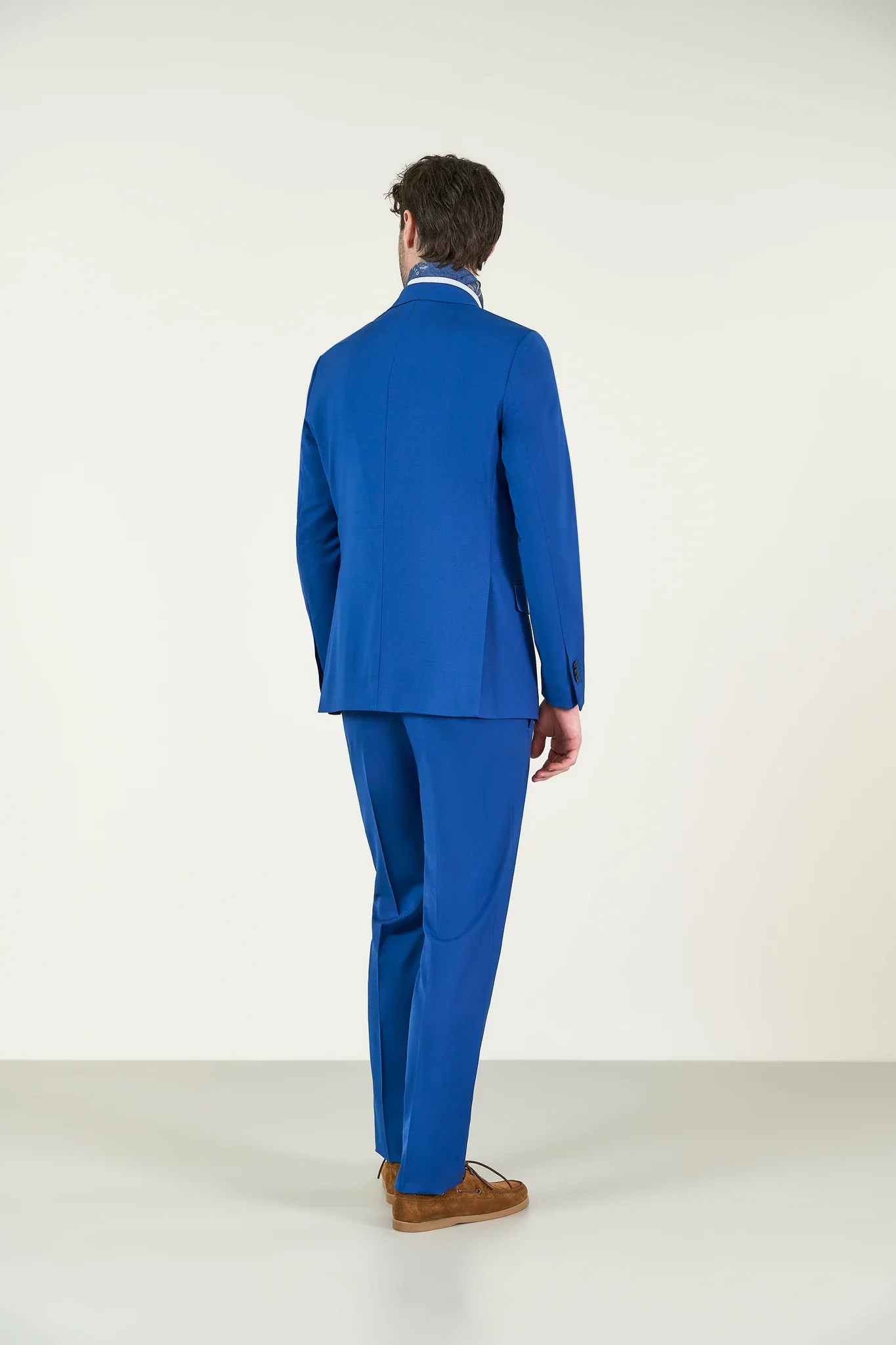 Abito bluette tela lana stretch custom fit - Image 9