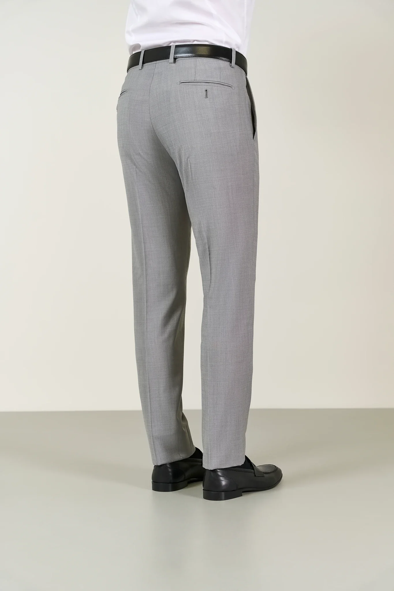 Abito grigio chiaro tela lana stretch custom fit - Image 6