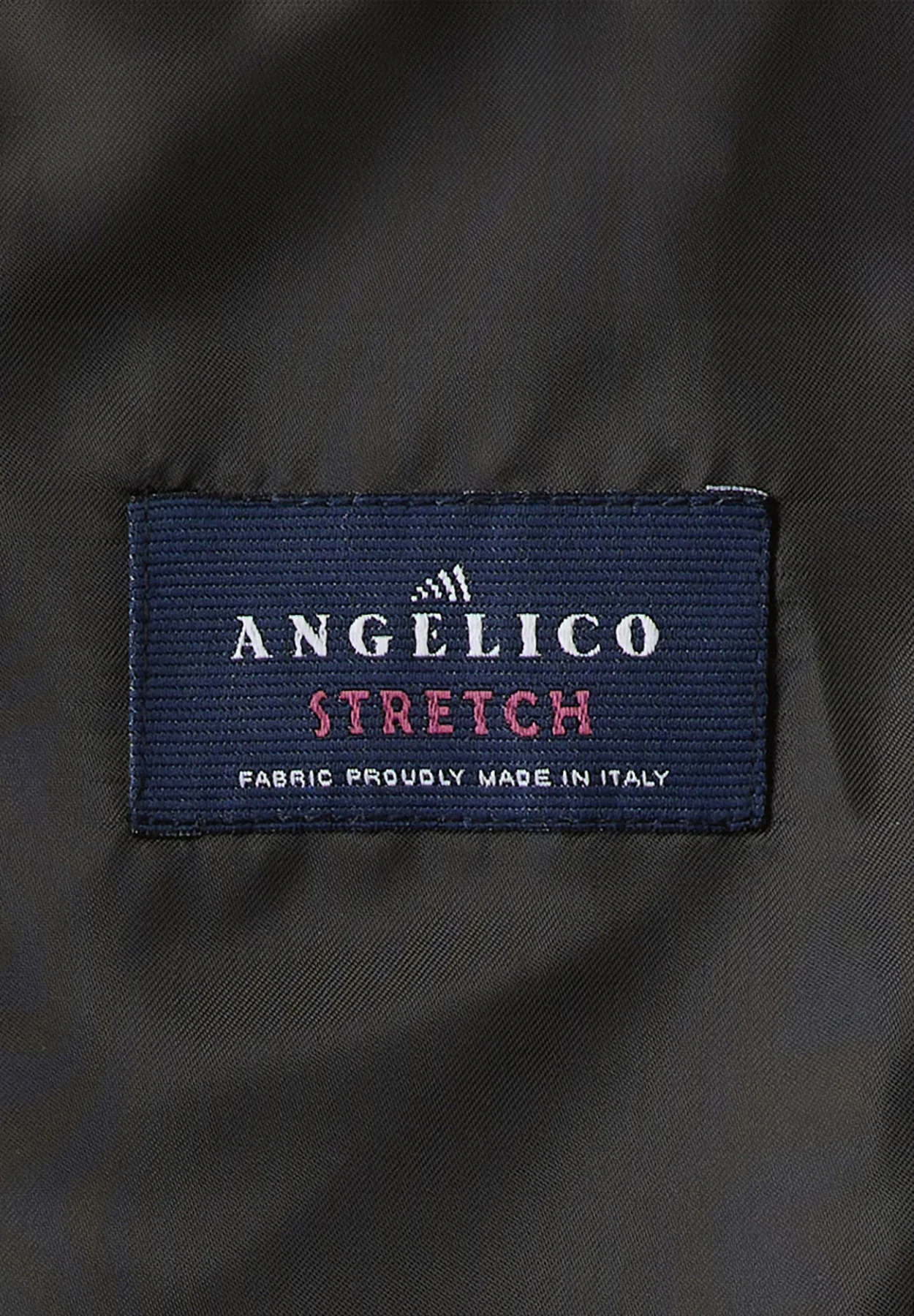 Abito antracite tela lana vergine stretch custom fit lungo - Image 5