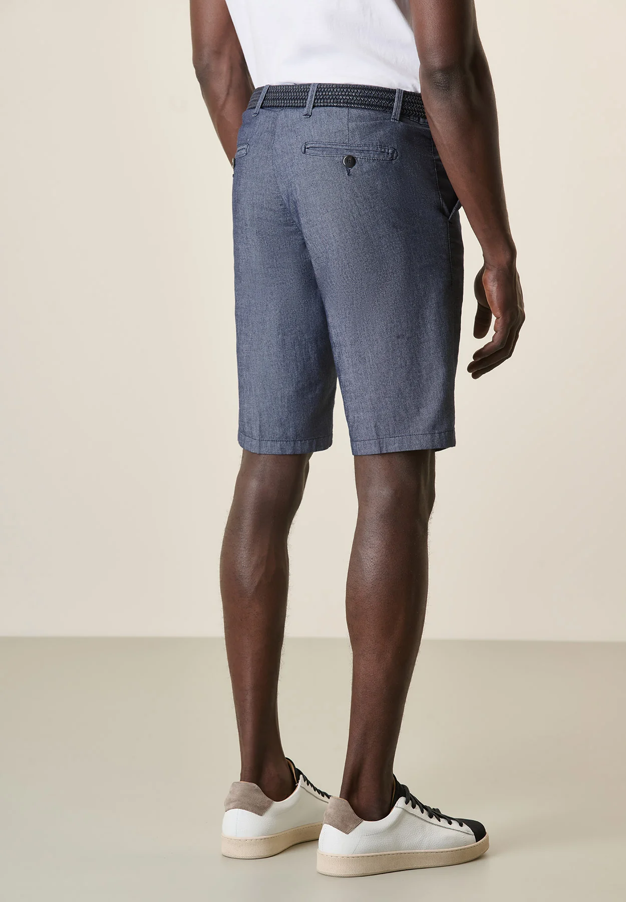 Bermuda blu denim chambray - Image 3