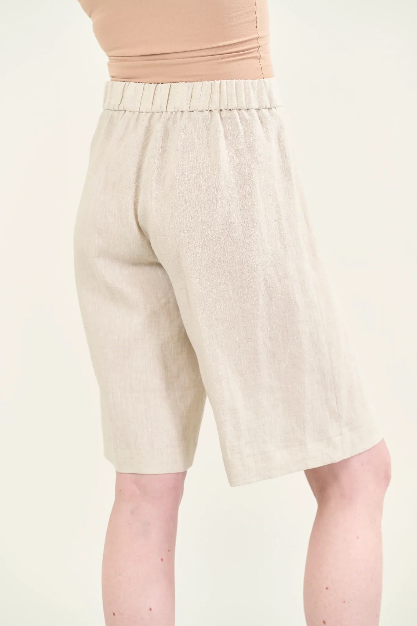 Bermuda beige naturale lino - Image 3