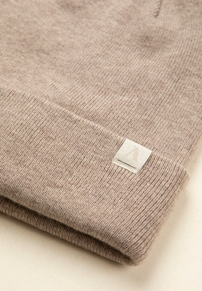 Berretto beige lana - Image 2