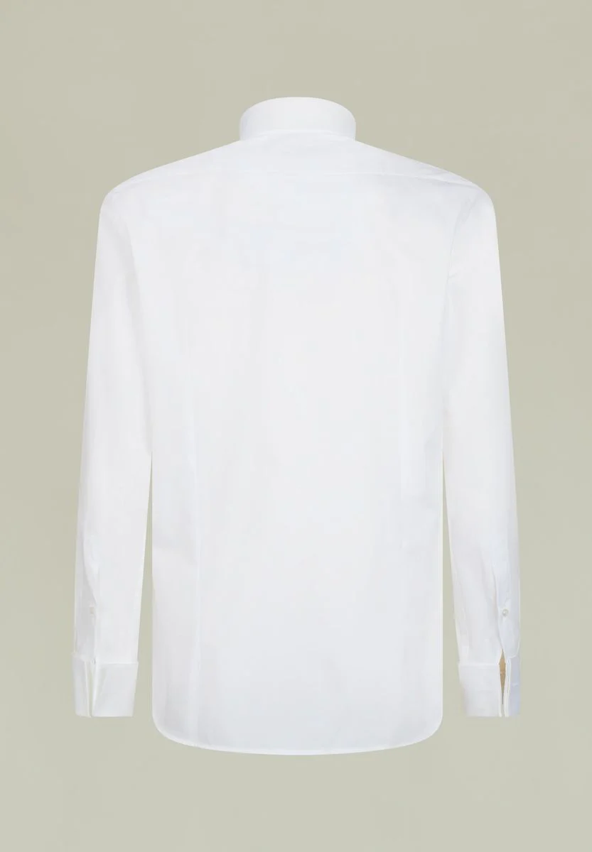 Camicia bianca diplomatica polso gemelli regular fit - Image 3