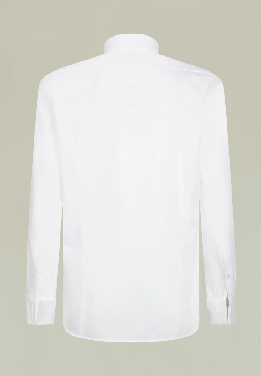 Camicia bianca polso gemelli abbottonatura inglese regular fit - Image 3
