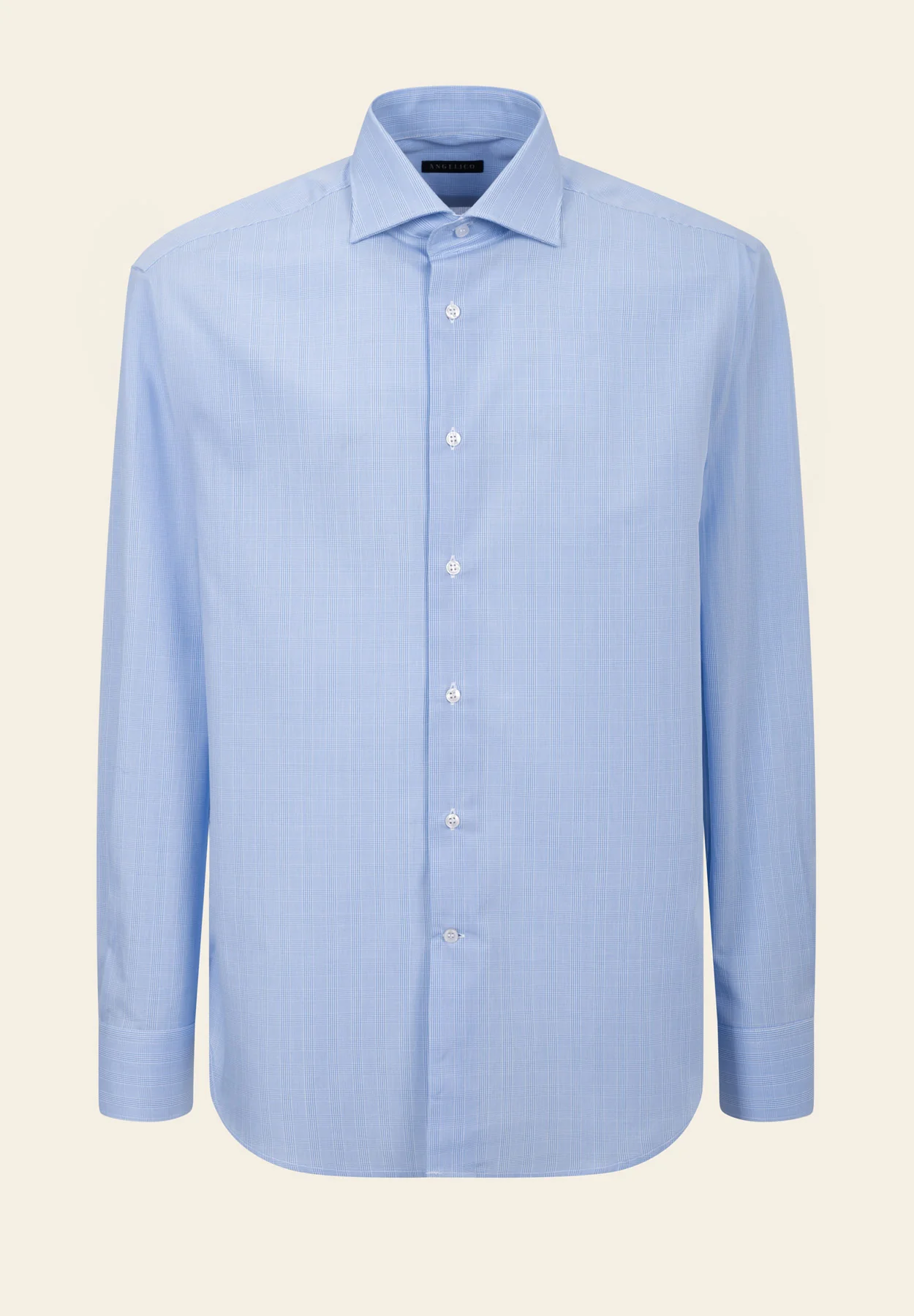 Camicia azzurra Galles cotone comfort fit