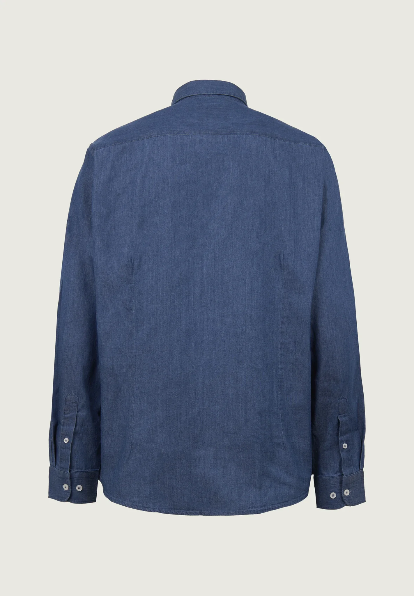 Camicia denim cotone lavaggio medio - Image 6