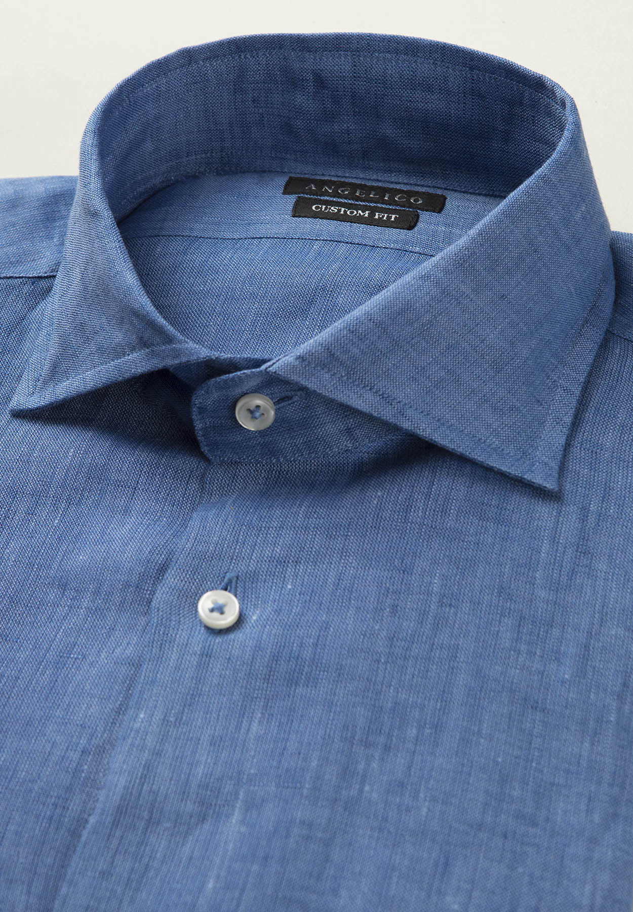 Camicia avio lino custom fit - Image 2