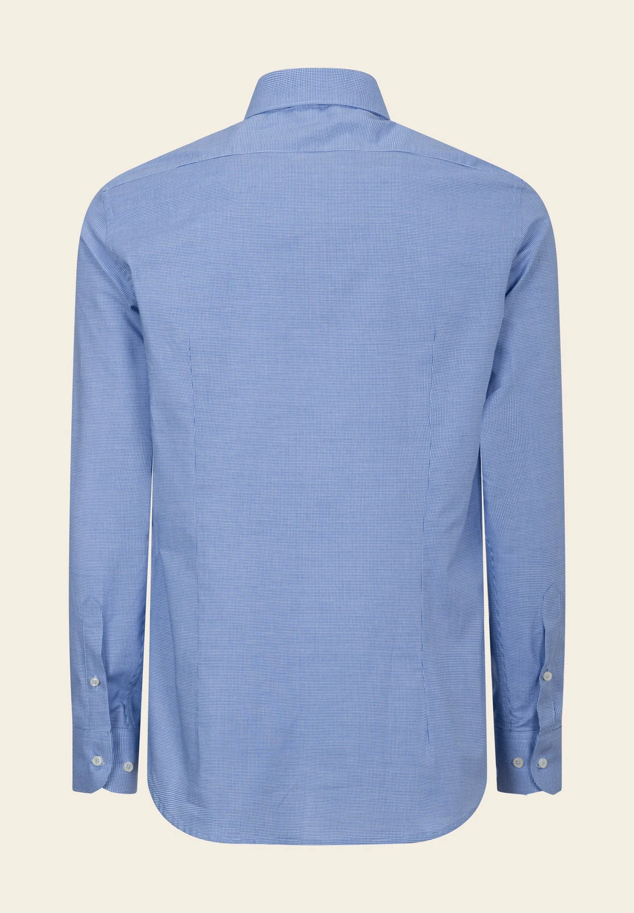 Camicia avio bianca microdisegno cotone slim fit - Image 3