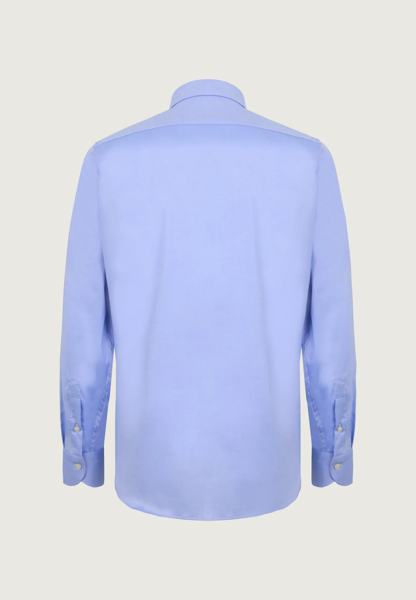 Camicia azzurra cotone no-stiro slim fit - Image 3