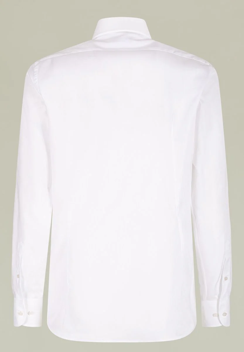 Camicia bianca oxford cotone slim fit - Image 3