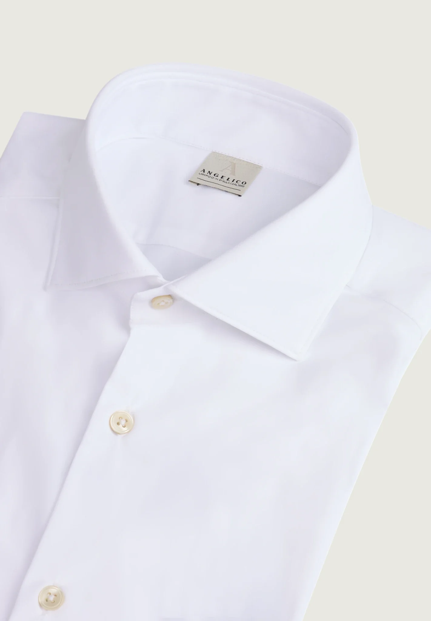 Camicia bianca tessuto performance custom fit - Image 2