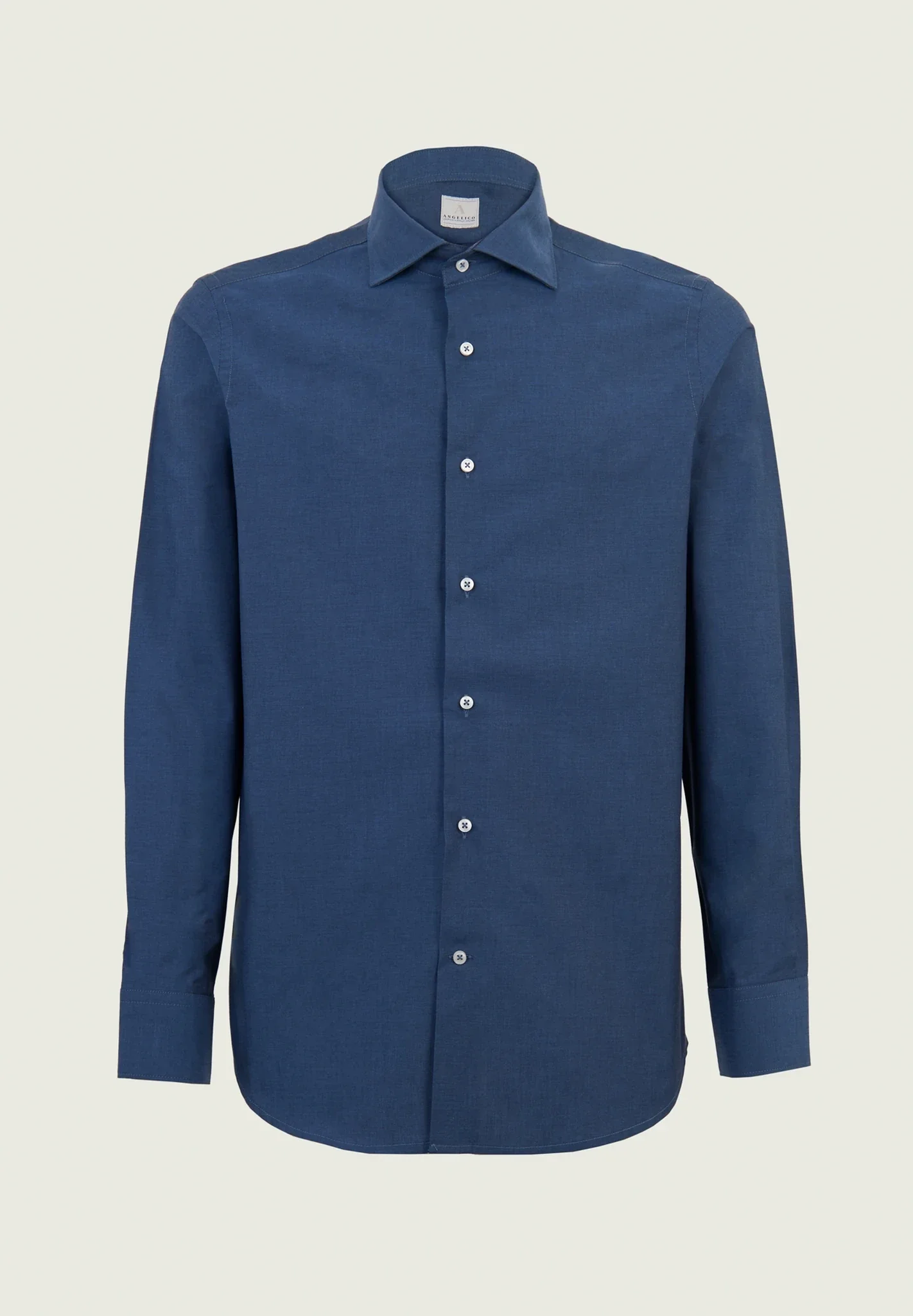 Camicia avio popeline cotone slim fit