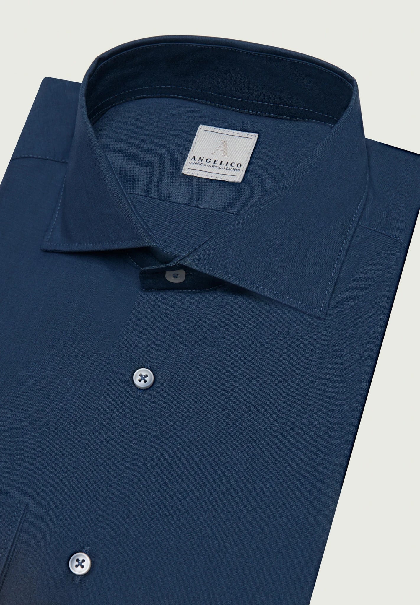Camicia avio popeline cotone slim fit - Image 2