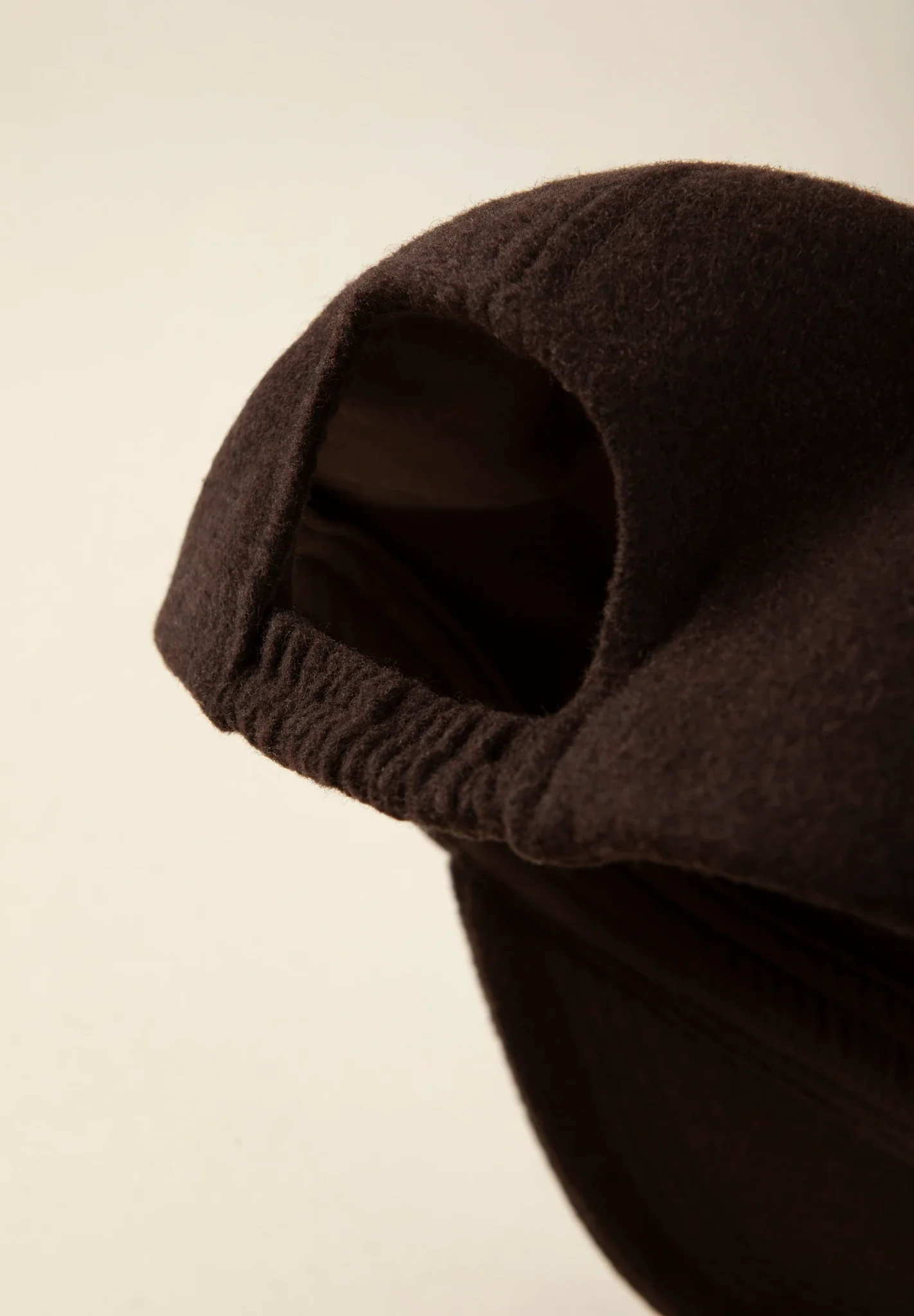 Cappello baseball marrone misto lana - Image 4