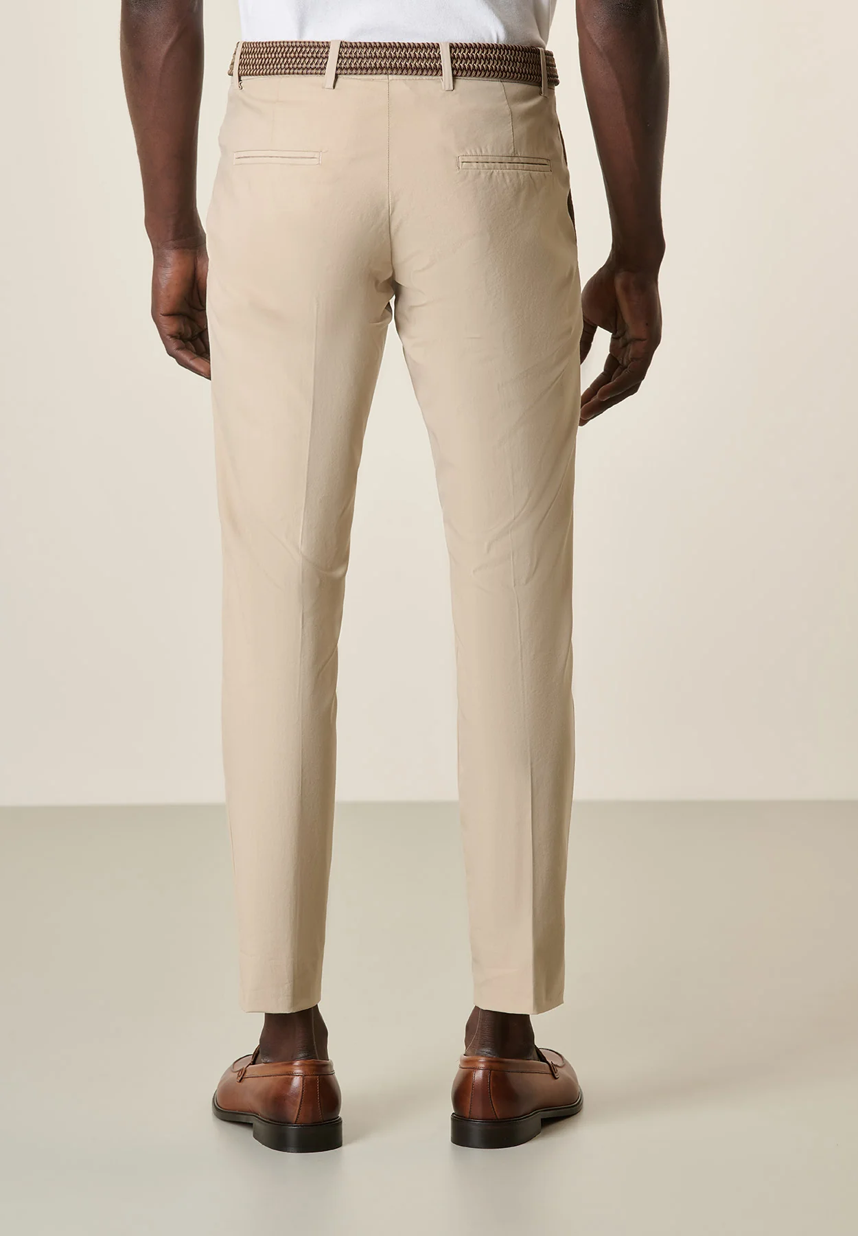 Chinos beige tessuto active slim fit - Image 3