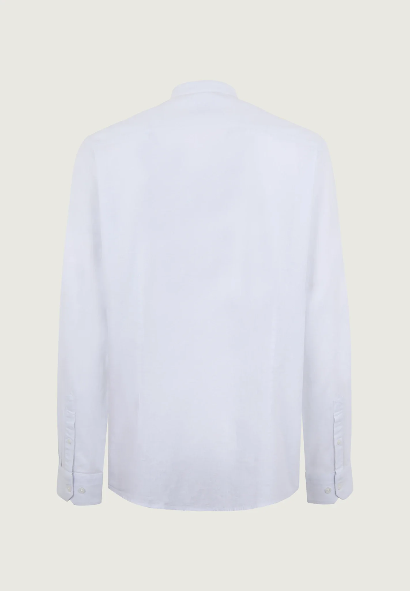 Camicia bianca coreana lino cotone custom fit - Image 3