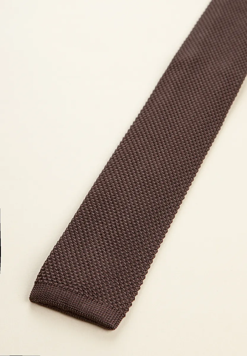 Cravatta moro seta tricot - Image 4
