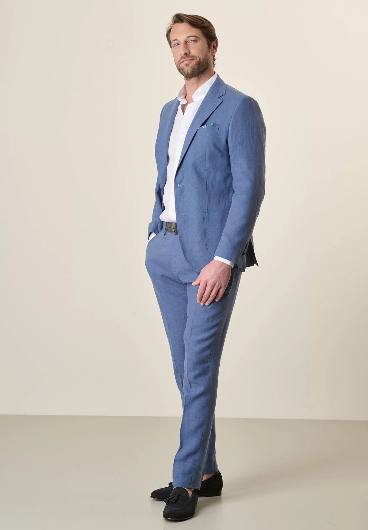 Giacca avio lino custom fit - Image 4