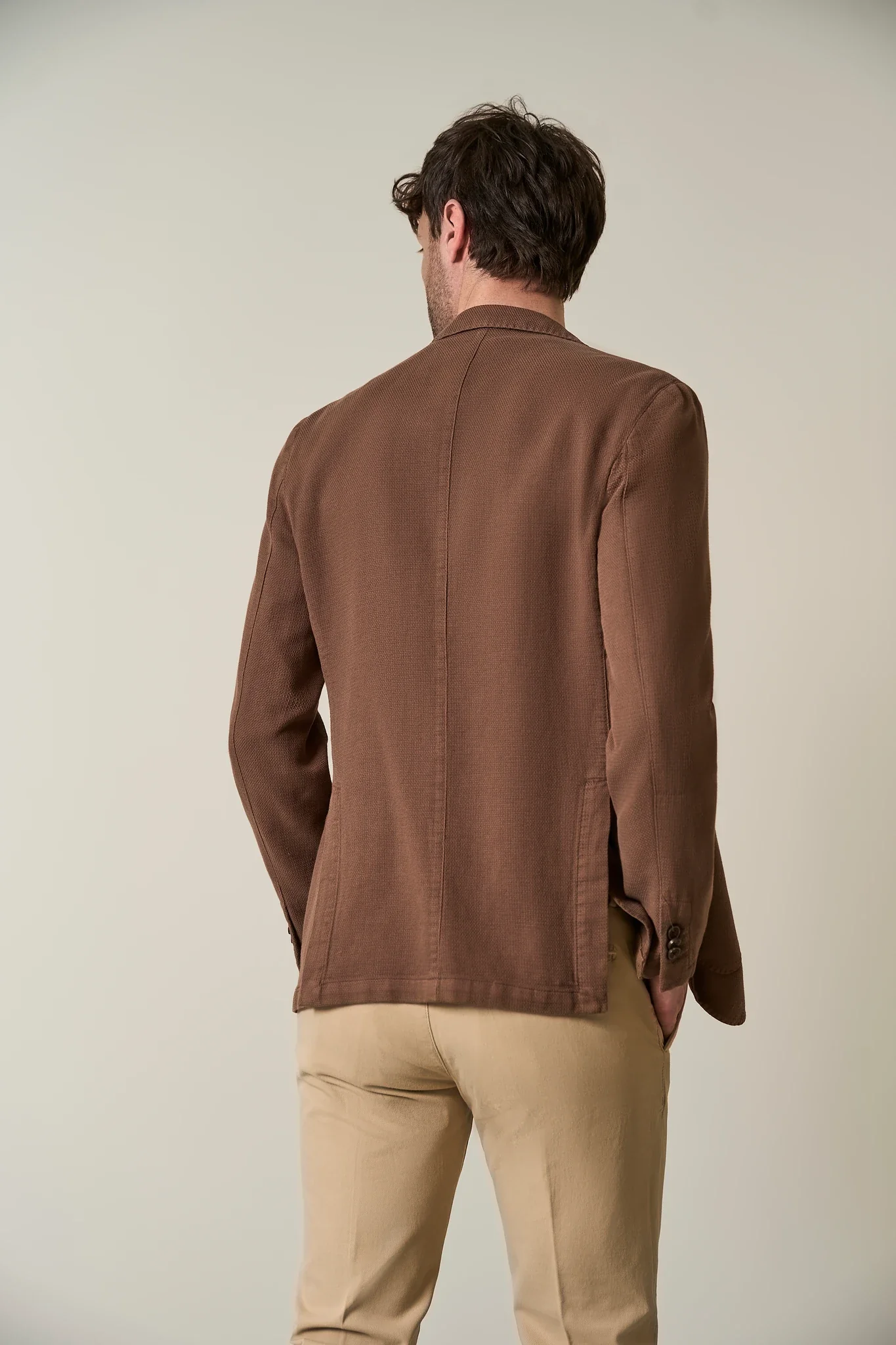 Giacca moro armatura cotone lino custom fit - Image 4