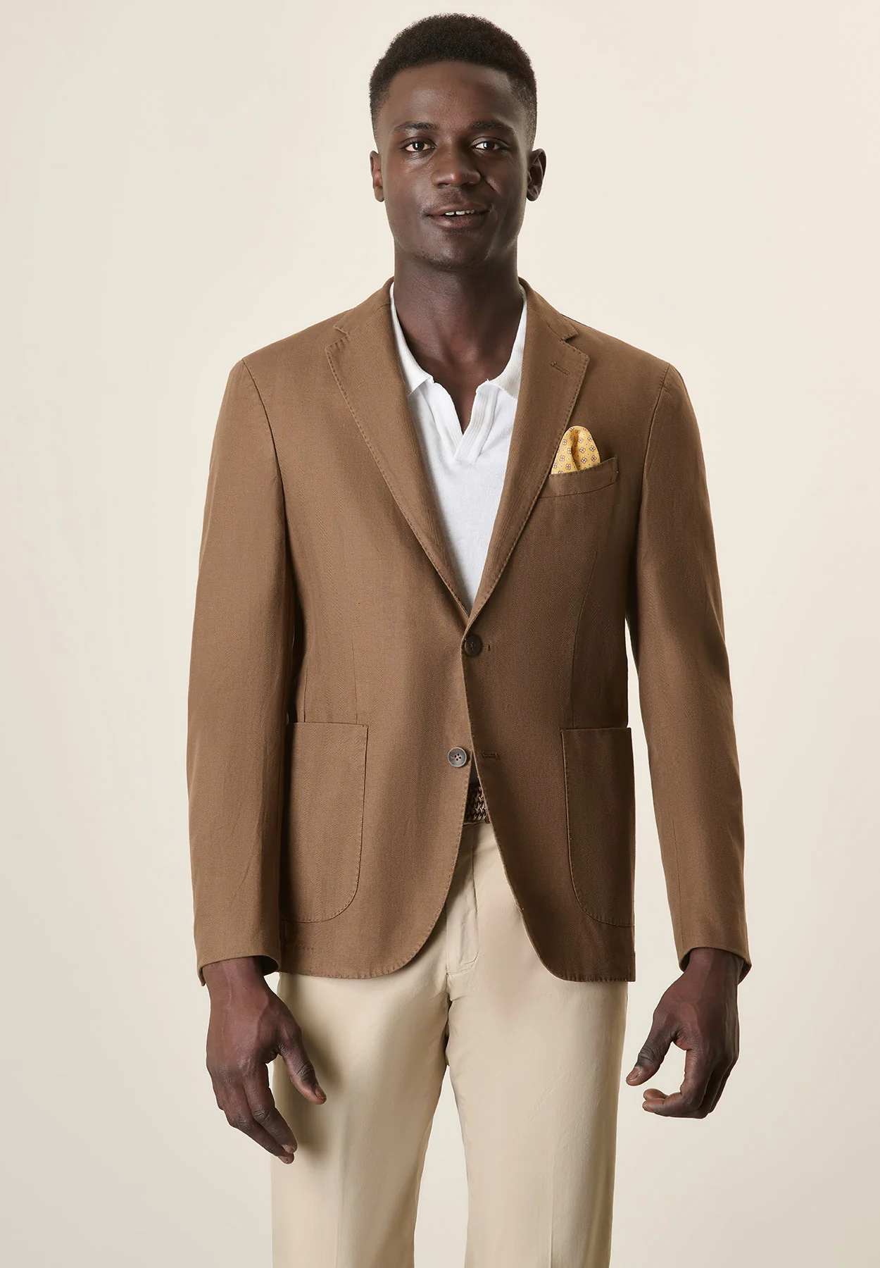 Giacca moro cotone resca custom fit
