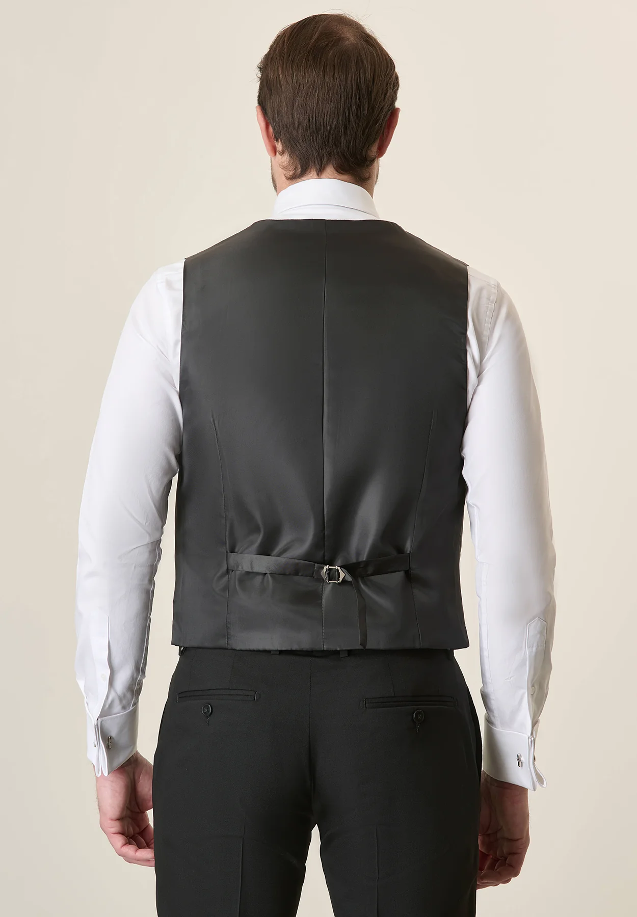 Gilet cerimonia verde per smoking - Image 3