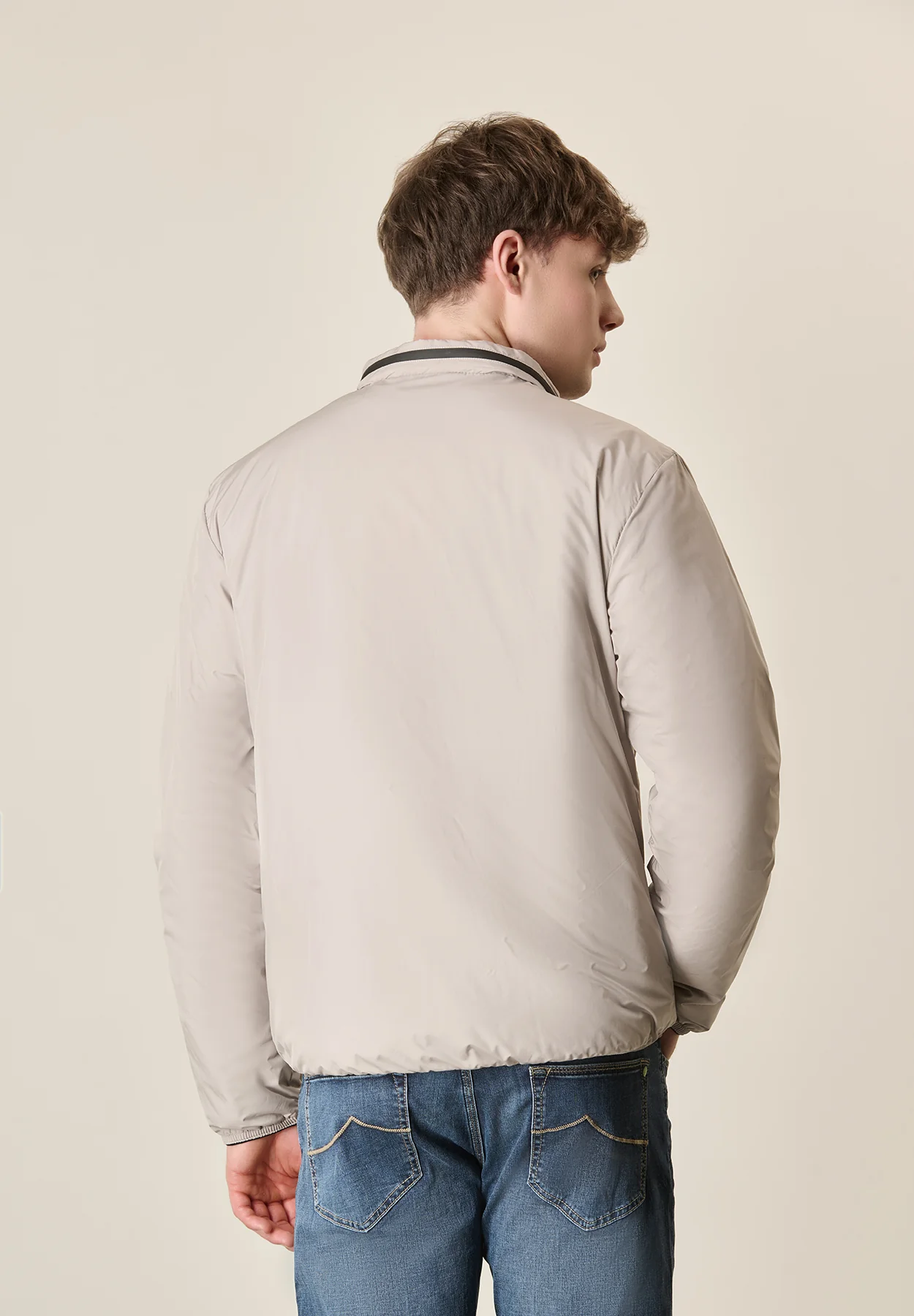 Giubbotto beige dry-tech impermeabile - Image 3