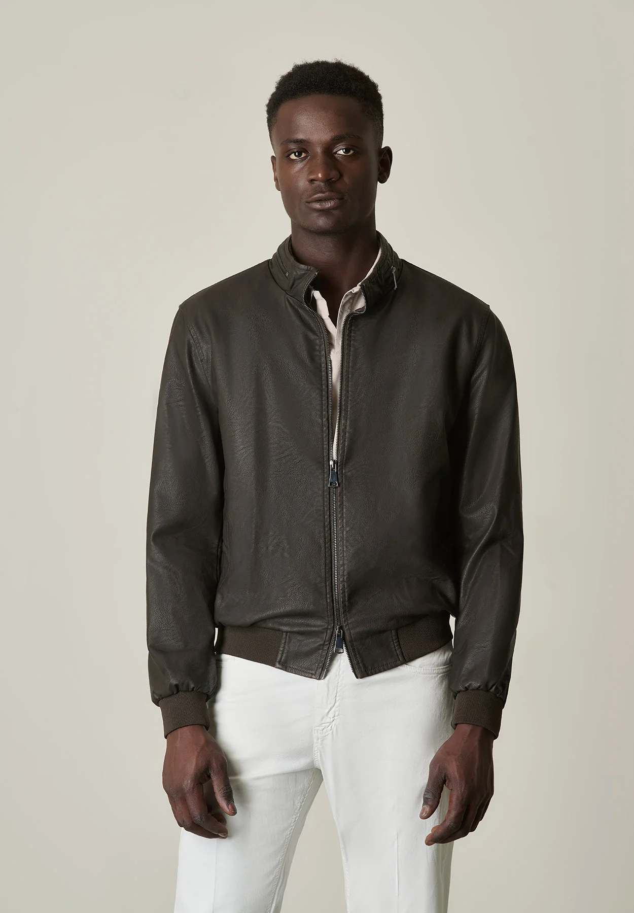 Bomber moro ecopelle
