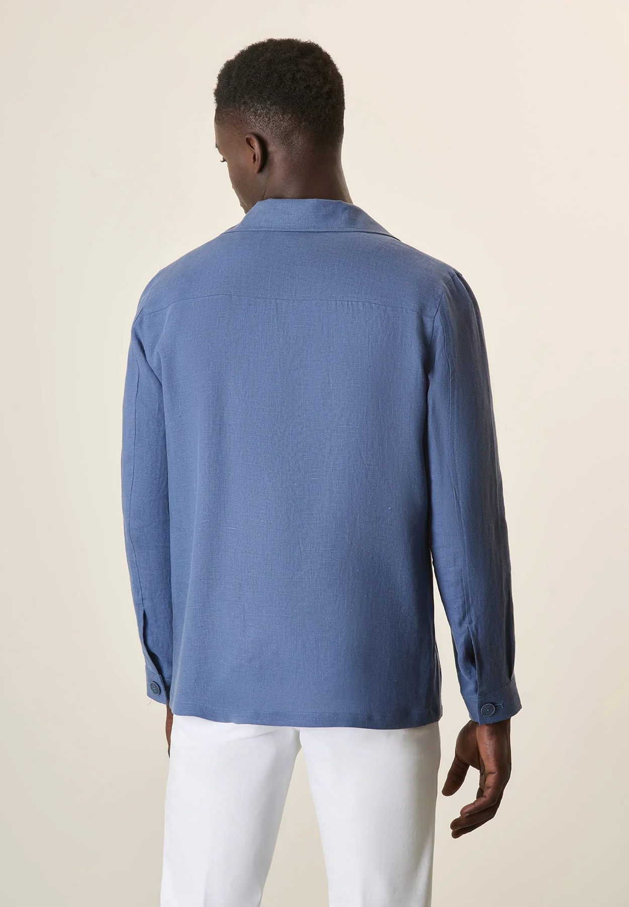 Over shirt avio lino - Image 3
