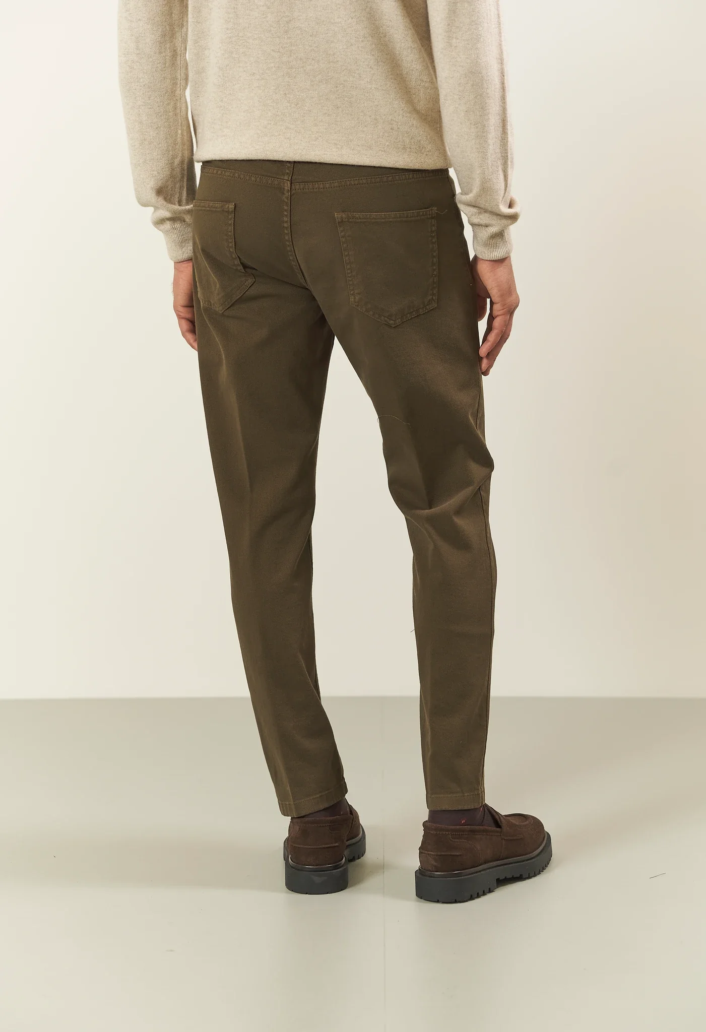 Pantalone fango 5 tasche cotone Bull slim fit - Image 4
