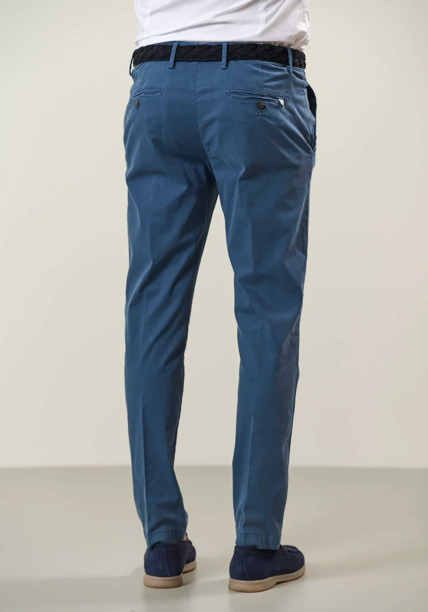 Pantalone avio chinos cotone tencel stretch - Image 4