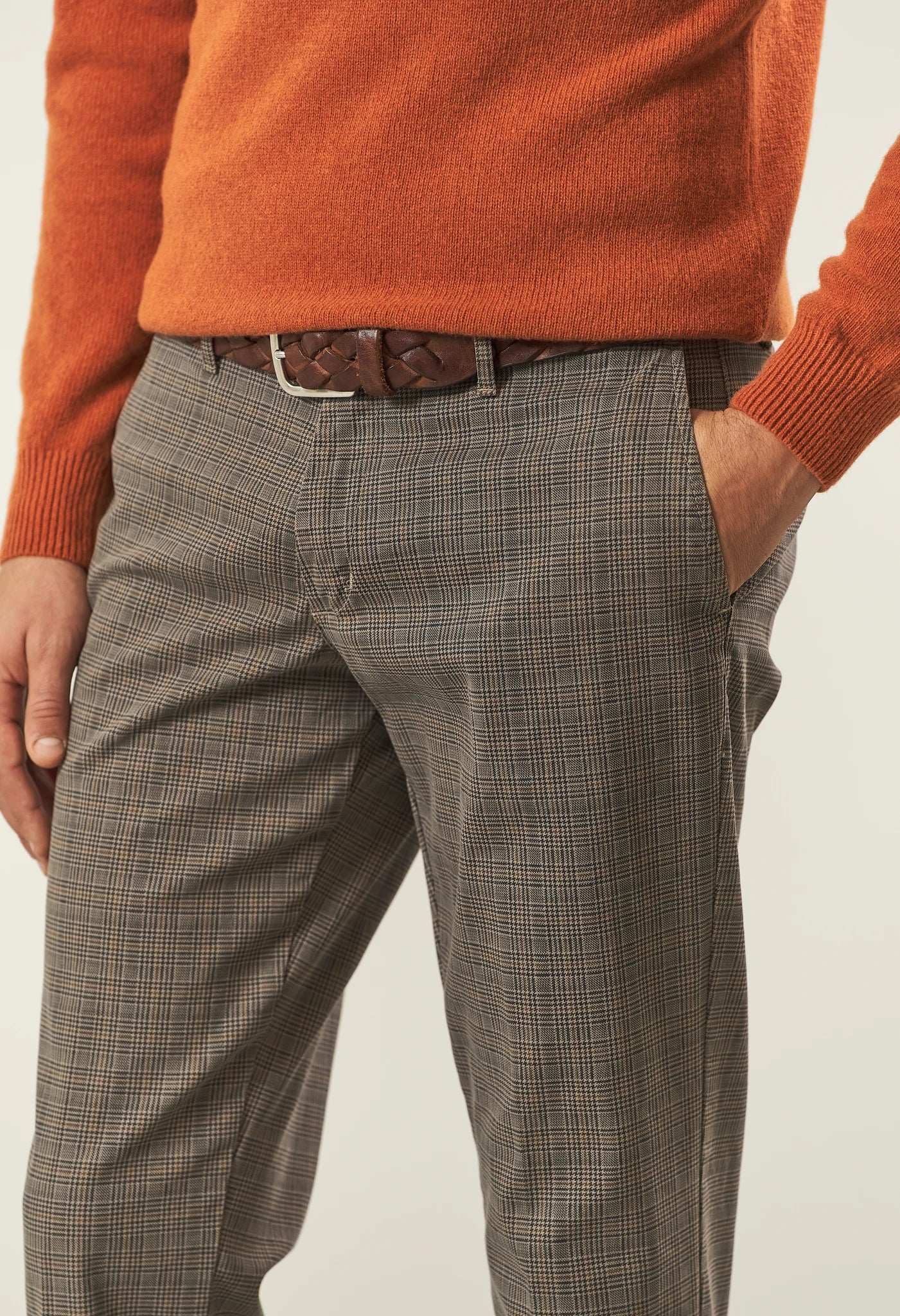 Pantalone corda cotone stretch Galles regular fit - Image 2