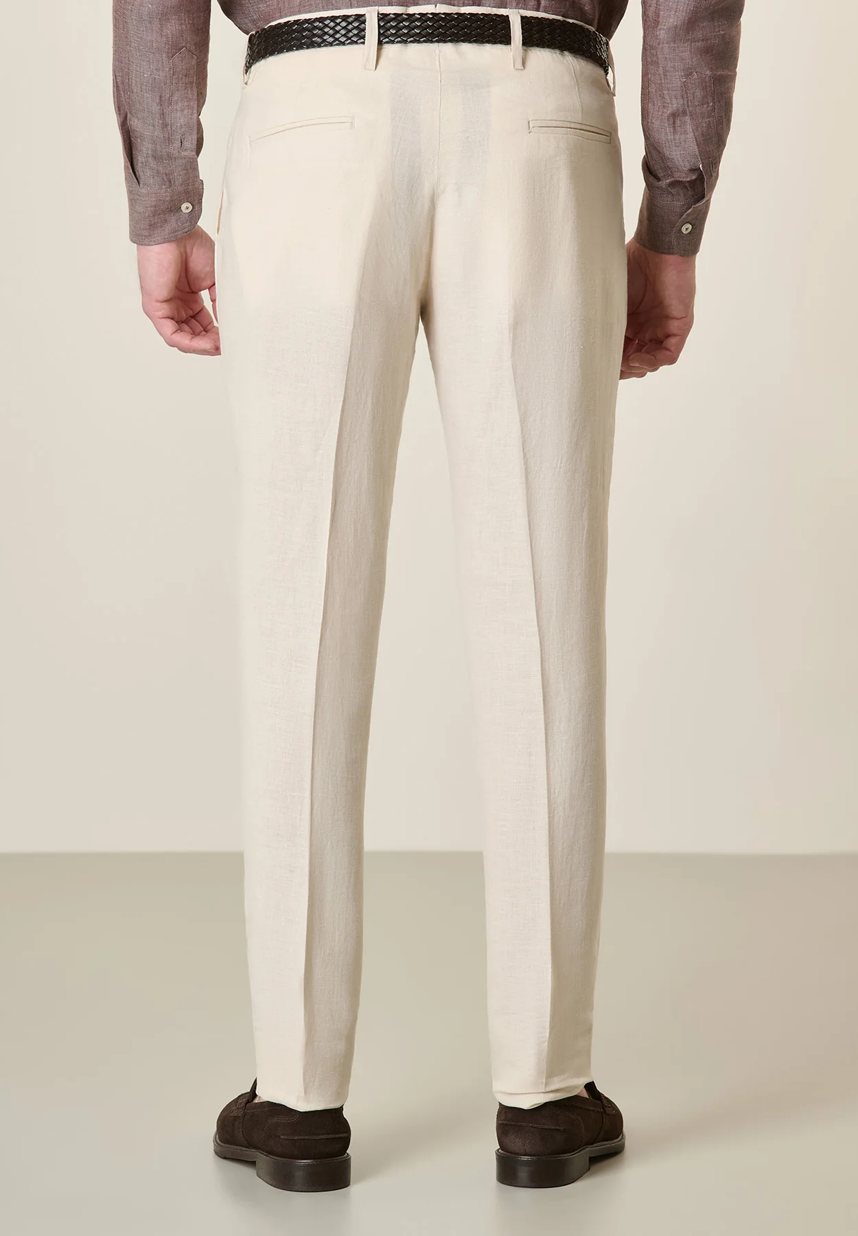 Pantalone panna lino custom - Image 3
