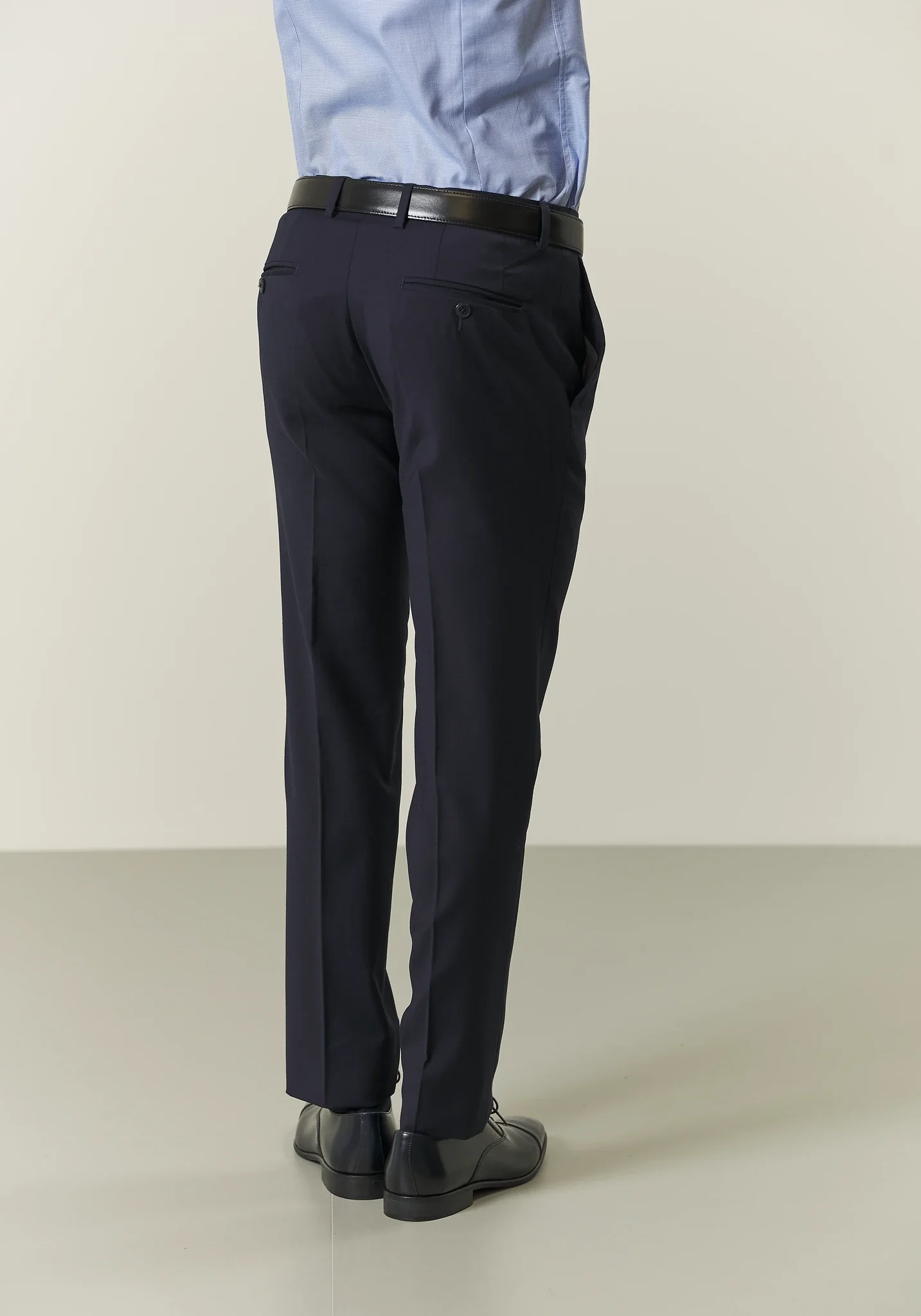 Abito blu sallia lana stretch custom fit - Image 8